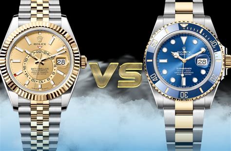 rolex submariner vs sky dweller|rolex submariner vs skydweller.